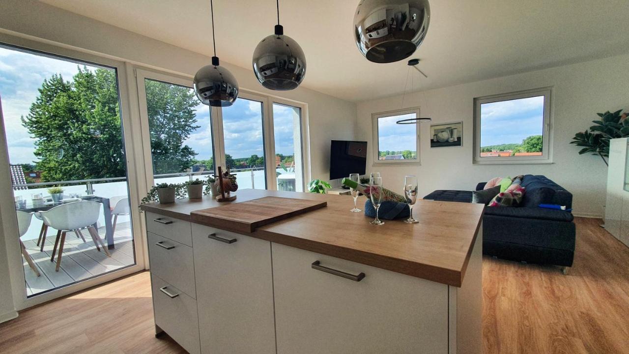 Penthouse Mit Whirlpool Im Herzen Von Niedersachsen Burgwedel  Exterior foto